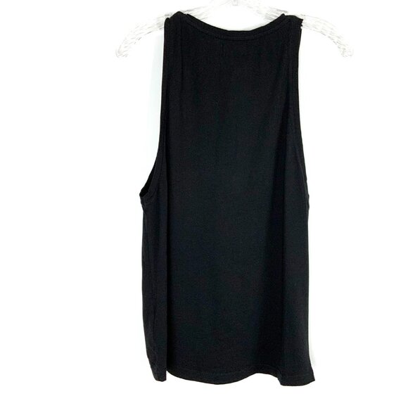 Zara Men’s Black Sequin Snake Tank Top Size Small - Picture 4 of 16